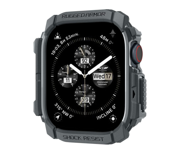 SPIGEN Rugged Armor Apple Watch 10 (46 Mm) Dark Grey 8809971234429 - 1346658 - zdjęcie 2